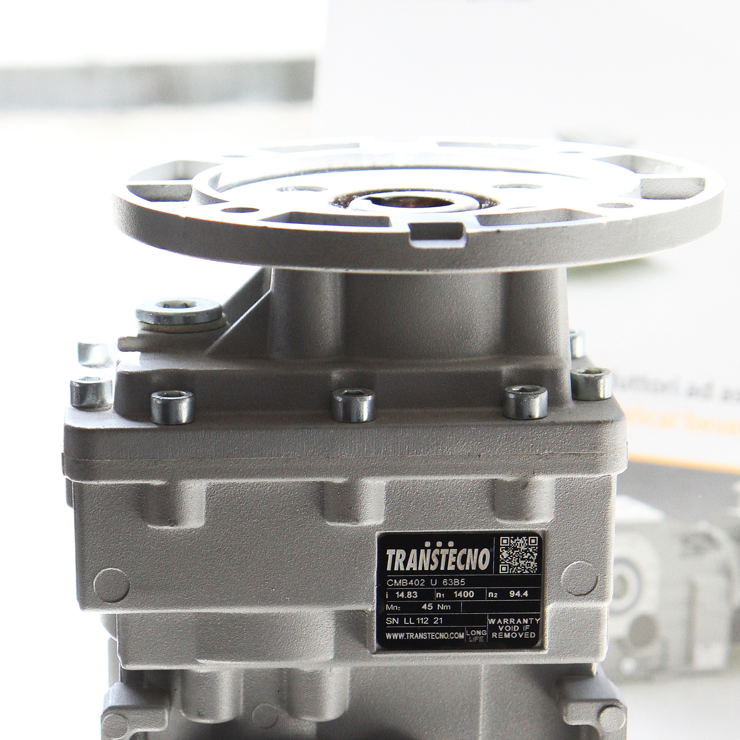 Montaggio riduttore Transtecno